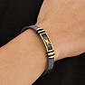 Herren Lederarmband Open Sky Eagle