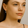 3443 Silber Creolen 13 mm PERLE