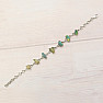 Äthiopischer Opal Roharmband Silber Ag 925 B105