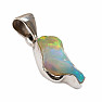 Äthiopischer Opal Rohanhänger Silber Ag 925 P1059