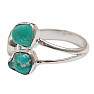 Türkisblauer Ring Silber Ag 925 LOT11