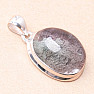 Lodolit - Kristall mit Einschlüssen Anhänger Silber Ag 925 P1150