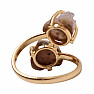 Be Beautiful Amethyst rosa Doppelring 117