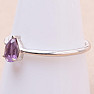 Amethyst geschliffener Ring Silber Ag 925 KO121