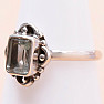 Grüner Amethyst - Prasiolith Ring Silber Ag 925 MIX122