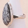 Pinolith-Ring Silber Ag 925 R133