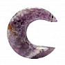 Amethyst in Form einer Monddekoration