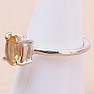Ring mit Citrinschliff, Silber Ag 925 KO148