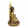 Buddha auf einer Lotusblume Abhaya Mudra Statuette 27 cm