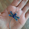 Libellen-Designerkette aus Chirurgenstahl