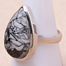 Pinolith-Ring Silber Ag 925 R159