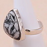 Pinolith-Ring Silber Ag 925 R166