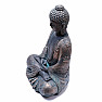 Meditierender Buddha, japanische Figur im Antik-Look