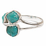 Türkisblauer Ring Silber Ag 925 LOT20