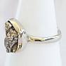Meteoritenring Campo del Cielo Silber Ag 925 R2081