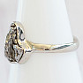 Meteoritenring Campo del Cielo Silber Ag 925 R2082