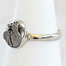 Meteoritenring Campo del Cielo Silber Ag 925 R2086