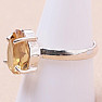 Ring mit Citrinschliff, Silber Ag 925 KO209