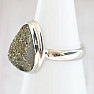 Pyrit-Regenbogenring Silber Ag 925 R210