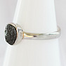 Diamant Natur Rohring Silber Ag 925 R264