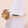 Ring mit Citrinschliff, Silber Ag 925 KO280
