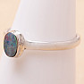Opal australischer Ring Silber Ag 925 R2811