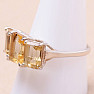 Ring mit Citrinschliff, Silber Ag 925 KO282