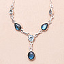 Labradorit Collier Silber Ag 925 28270