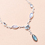 Labradorit Collier Silber Ag 925 28273