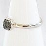 Diamant Natur Rohring Silber Ag 925 R283