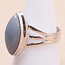 Angelit-Ring Silber Ag 925 R285
