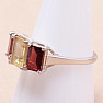 Ring mit Citrinschliff, Silber Ag 925 KO285