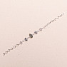 Armband aus Vltavín, Herkimer-Diamant und Campo del Cielo-Meteorit, Silber Ag 925, LOT29