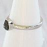 Diamant Natur Rohring Silber Ag 925 R299