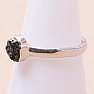 Diamant Natur Rohring Silber Ag 925 R303