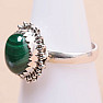 Malachit-Ring Silber Ag 925 30663