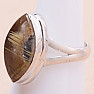 Sagenitkristall mit Rutilring Silber Ag 925 31351