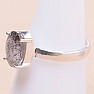 Kristall mit Turmalinring Silber Ag 925 33647
