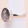 Kristall mit Turmalinring Silber Ag 925 33656