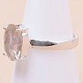 Sagenit (Kristall mit Rutil) Ring Silber Ag 925 33688