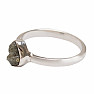 Diamant Natur Rohring Silber Ag 925 R338
