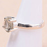 Grüner Amethyst - Prasiolith Ring Silber Ag 925 35185
