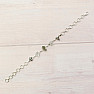 Armband aus Vltavín, Herkimer-Diamant und Campo del Cielo-Meteorit, Silber Ag 925, LOT36