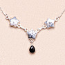 Opaldendritische Halskette Silber Ag 925 37317