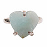 Be Beautiful Aquamarin Herzring 40