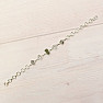 Armband aus Vltavín, Herkimer-Diamant und Campo del Cielo-Meteorit, Silber Ag 925, LOT40