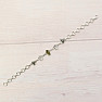 Armband aus Vltavín, Herkimer-Diamant und Campo del Cielo-Meteorit, Silber Ag 925, LOT41