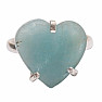 Be Beautiful Aquamarin Herzring 43