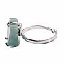 Be Beautiful Aquamarin Herzring 43