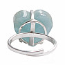 Be Beautiful Aquamarin Herzring 43